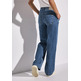 pantalon femme street style denim-wide leg,loosefit,