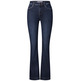 jeans femme  street style qr bootcut,hw,dark blue