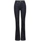 jeans femme  street qr style bootcut,hw,rinsed