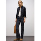 jeans femme  street qr style bootcut,hw,rinsed