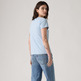 t-shirt femme  levi's perfect tee chambray blue cott
