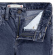 jeans fille levi's junior lvg wide leg w/ destruction
