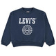 maillot fille  levi's lvg collegiate crew