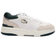 baskets en cuir avec logo brodé homme lacoste lineshot