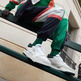 baskets en cuir avec logo brodé homme lacoste lineshot