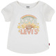 t-shirt fille  levi's double cuff tee