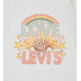 t-shirt fille  levi's double cuff tee
