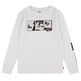 t-shirt garçon  levi's junior lvb 3peat photoreal ls tee