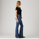 jeans femme  levi's 726 hr flare blue wave mid