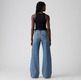 jeans femme  levi's low loose rescued city