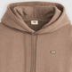 sweat-shirt femme  levi's everyday hoodie taupe gray hea