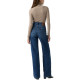 jeans femme  levi's ribcage wide leg h223 maybe an