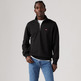 sweat-shirt homme levis original hm 1/4 zip mineral bl