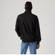 sweat-shirt homme levis original hm 1/4 zip mineral bl