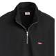 sweat-shirt homme levis original hm 1/4 zip mineral bl