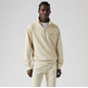 sweat-shirt homme  levi's original hm 1/4 zip fog