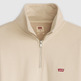 sweat-shirt homme  levi's original hm 1/4 zip fog