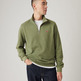 sweat-shirt homme  levi's original hm 1/4 zip moss olive