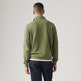 sweat-shirt homme  levi's original hm 1/4 zip moss olive