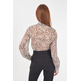 chemise femme yes zee casacca donna m/l con fiocco c