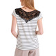 t-shirt femme  nafnaf paris t-shirt