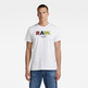 t-shirt homme g-star multi colored raw. r t