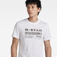 t-shirt homme  g-star distressed originals slim r t