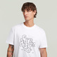 t-shirt homme  g-star hd print r t
