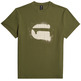 t-shirt homme  g-star spray g logo r t