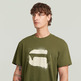 t-shirt homme  g-star spray g logo r t