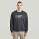 sweat-shirt homme g-star running dog back gr r sw
