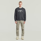 sweat-shirt homme g-star running dog back gr r sw