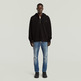 sweat-shirt homme  g-star script half zip hdd sw