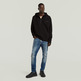 sweat-shirt homme  g-star script half zip hdd sw