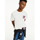 t-shirt homme  th tjm vintage flag signature tee