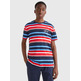 t-shirt homme  th tjm signature stripe tee