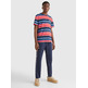 t-shirt homme  th tjm signature stripe tee