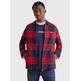chemise homme th tjm buffalo check zip overshir