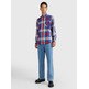 chemise homme  th tjm check flannel shirt
