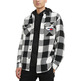 cazadora homme  th tjm sherpa flannel overshirt