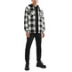 cazadora homme  th tjm sherpa flannel overshirt