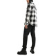 cazadora homme  th tjm sherpa flannel overshirt