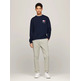 sweat-shirt homme  th tjm reg essential flag cneck e