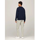 sweat-shirt homme  th tjm reg essential flag cneck e