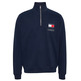 sweat-shirt homme  th tjm reg entry half zip