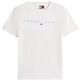 t-shirt homme  tommy hilfiger tjm reg linear logo tee ext