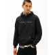 sweat-shirt homme  tommy hilfiger tjm reg linear logo hoodie ext