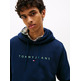 sweat-shirt homme  tommy hilfiger tjm reg linear logo hoodie ext