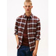 chemise homme tommy hilfiger tjm reg flannel check shirt ex