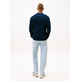 homme tjm slm badge cable knit sweat 0gy